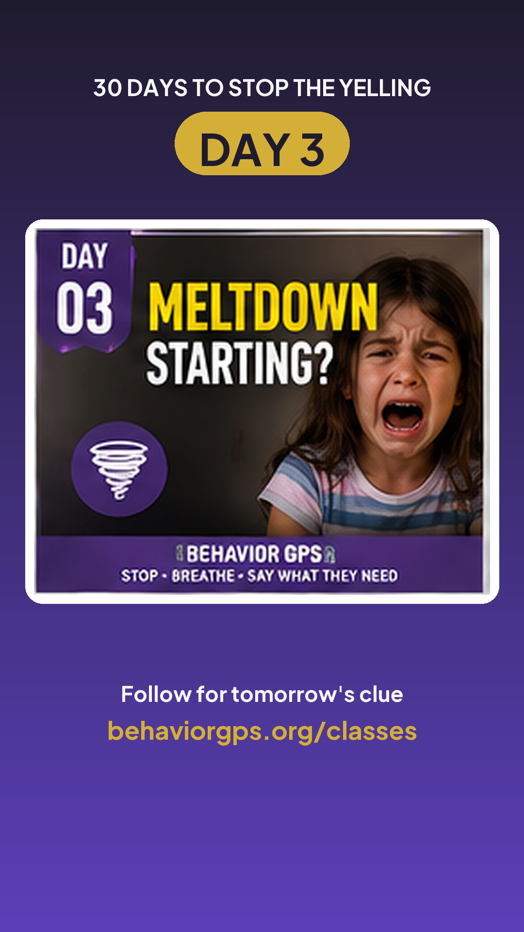 Day 3: The grocery store meltdown