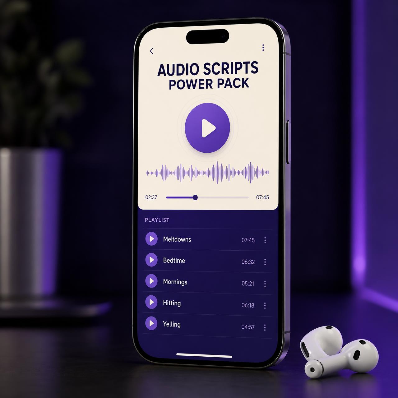 Audio Power Pack mockup from the Behavior Map bundle
