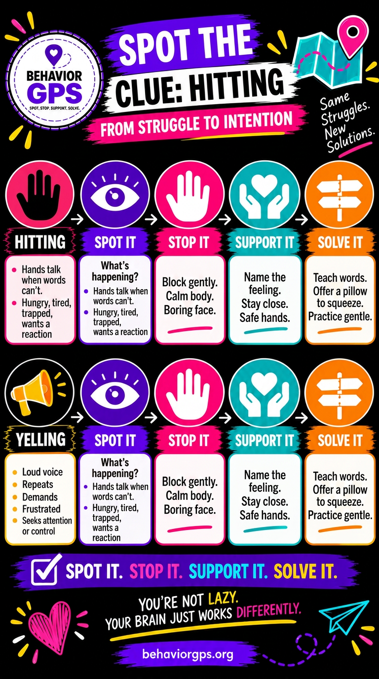 Spot the Clue chart: Hitting