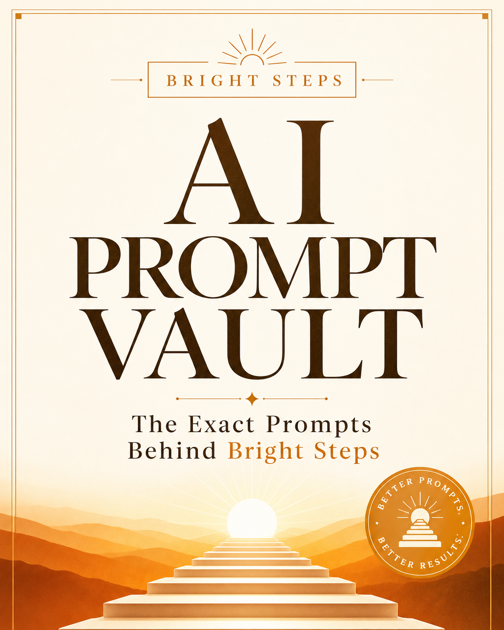 Bright Steps AI Prompt Vault cover