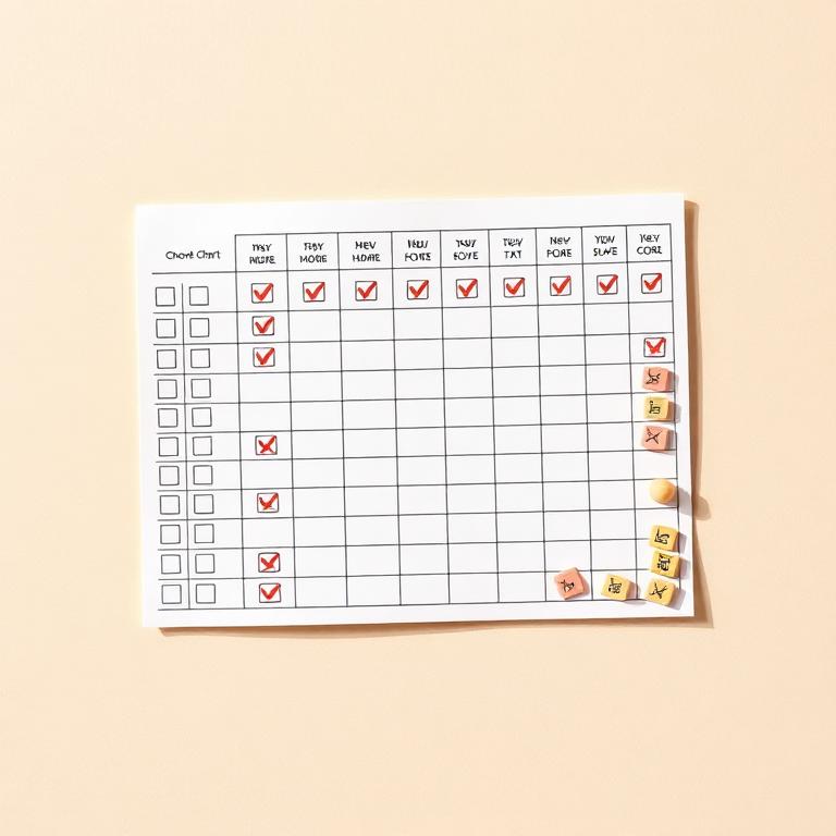 Daily accomplishment chart